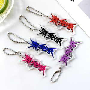<b>Custom</b> Text Anime Art Acrylic <b>Keychain</b> a Double-Sided Pendant Designed As a Personalized Keepsake and Stylish Wearable Accessory - Product Image 3