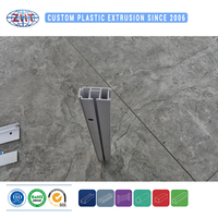 Profilé d'extrusion plastique personnalisé PVC/ABS/PP/UHMWPE pour système de rail de rideau de plafond