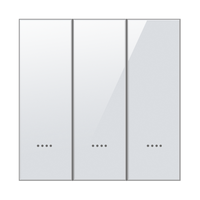 Interruptor Inteligente de Pared con Panel de Vidrio para el Hogar, Diseño Nuevo de JBLYU Factory Outlet, Interruptor LED Inalámbrico con Control Remoto por Wifi, Compatible con Tuya