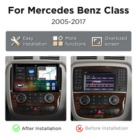 Autoradio Android Junsun X9 Carplay pour Benz Classe R 2005-2017 Lecteur DVD de voiture 2K QLED 2000*1200P 7870 2.7GHz 5G/4G LTE GPS