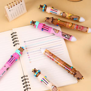 ปากกาคาปิบาราการ์ตูน DHF1209 ขายดี 11 แบบ หลากสีสัน น่ารัก เหมาะสำหรับฮาโลวีน คริสต์มาส ปากกา 10 สี น้ำหมึกสีกลาง อุปกรณ์เครื่องเขียน - Product Image 4