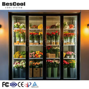Glacière de supermarché pour chambre froide avec fleurs fraîches et porte en <span class=keywords><strong>verre</strong></span> pour chambre froide réfrigérateur pour fleuriste - Product Image 3