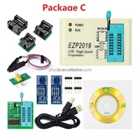 Programador USB SPI de Alta Velocidad EZP2019, Versión Más Reciente, Compatible con Chips EEPROM y Flash BIOS 24/25/93 con 5 Sockets IC