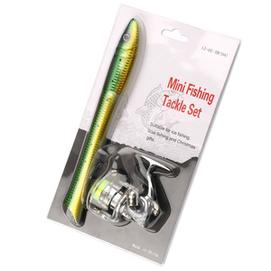 Caña de Pescar Portátil de Bolsillo de 1m 1.4m 1.6m, Juego de Cañas de Pescar para <span class=keywords><strong>Pesca</strong></span> en Hielo y <span class=keywords><strong>Pesca</strong></span> en Balsa <span class=keywords><strong>con</strong></span> Cuerpo Principal de Metal y Carrete Giratorio - Product Image 5