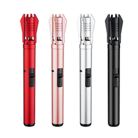 Briquet compact de style stylo Hymns 2026 à allumage rapide, briquet coupe-vent en métal à impact direct, rechargeable