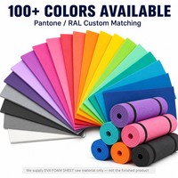 Feuille de mousse EVA en matière première pour fabricants d'équipements de yoga, densité 38-80 Shore C, non toxique, pour découpe et moulage, fourniture directe usine