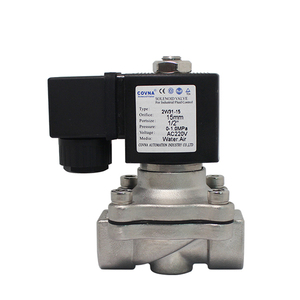 COVNA Vente de liquidation B2B Prix pour commande urgente Électrovanne à eau en acier inoxydable normalement fermée 2 pouces 50 mm 12V 24V 2w31BS Sol - Product Image 3
