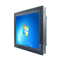 Panel PC Industrial Todo en Uno con Pantalla Táctil Capacitiva de 15 Pulgadas para Montaje en Pared con Windows 7/8/10