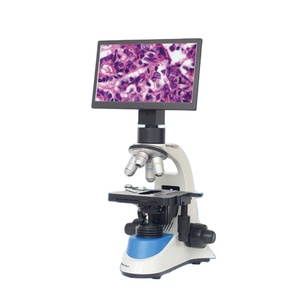 Microscopio Digital SCITEK con Pantalla de 10 Pulgadas e Iluminación LED de 3W para Investigación, Educación y Uso Clínico - Product Image 1