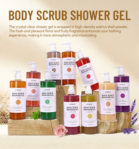 Gel douche corporel naturel biologique avec beurre de karité et gel de noix de coco, blanchissant, exfoliant, parfum de <span class=keywords><strong>lait</strong></span> et de miel - Product Image 2