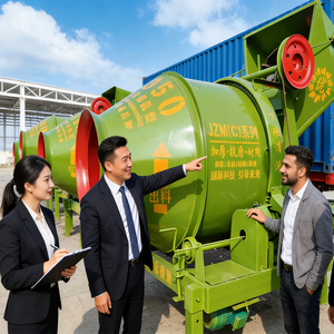 ชุด jzc เครื่องผสมคอนกรีตไฟฟ้าดีเซลอัตโนมัติ300 400 <span class=keywords><strong>450</strong></span> 500รถพ่วงเคลื่อนที่ผงซักผงปูนผสมปูนผสมปูนขาว - Product Image 1