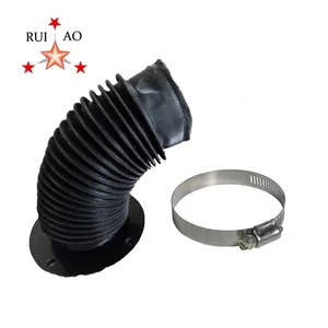 New Nylon Rubber Dust Proof Oil Proof Waterproof Round Bellows Cover For Hydraulic Cylinders