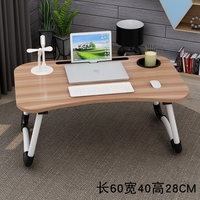 Nouvelle conception de table pliante avec USB, table pliante pour ordinateur portable, table d'étude pliante pour lit avec ventilateur