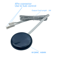 Interrupteur tactile intelligent 12V 24V pour armoire, variateur de lumière invisible à détection de mouvement