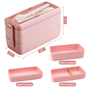 Boîte à lunch portable multi-compartiments en plastique alimentaire, anti-fuite, chauffante et refroidissante, pour nouveau-nés et enfants – Meilleure vente - Product Image 3