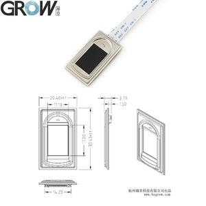 R304A USB <span class=keywords><strong>UART</strong></span> interfaccia DC4.2-6V capacita' capacitiva del modulo di impronte digitali Scanner 1500 con file SDK gratuiti 208*288 Pixel - Product Image 4