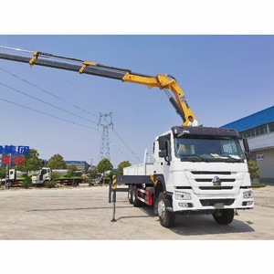 Camion grue articulée HOWO 16 tonnes avec bras pliant à vendre - Product Image 1