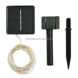 Guirnaldas LED Solares Blanco Cálido, 100 LED, Luces de Hadas con Cable de Cobre Impermeable, Luces Decorativas para Hogar, Fiesta, Jardín, Patio - Product Image 1