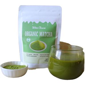 Matcha Teh Hijau Bubuk Instan Organik Label Pribadi Makanan Sehat Bubuk Teh Matcha Upacara - Product Image 1