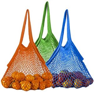 Hot Sale Cotton Mesh Eco-Friendly Grocery Net <b>String</b> <b>String</b> Shopping <b>Bag</b> for Fruits and Vegetables for Markets - Product Image 2