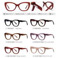 MS 18119 2026 Nouvelles lunettes pour femmes en acétate, monture œil de chat exquise, branches élégantes et minimalistes, texture finement polie, ODM/OEM