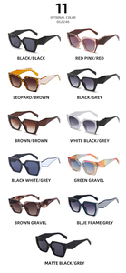 Gafas de Sol Partagas de Moda, Diseño Elegante, Logotipo Personalizado, Montura de PC Extra Grande con Forma de Ojo de Gato, Protección UV400, para Mujer - Product Image 6