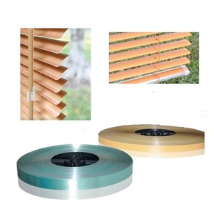 Conception de mode Couleur personnalisée 25 mm 50 mm Bobines de lamelles en aluminium pour stores vénitiens Lames de lamelle de fenêtre en aluminium <span class=keywords><strong>d</strong></span>'usine - Product Image 6