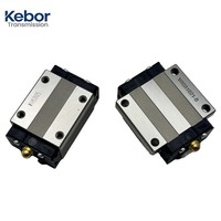 Bloc de guidage linéaire série HSR HSR20 en acier inoxydable avec roulement, chariot de glissement linéaire PLC pour l'automatisation CNC, Japon