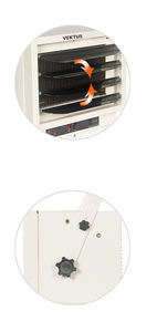 Chauffage de garage électrique portable <span class=keywords><strong>5000W</strong></span> <span class=keywords><strong>240V</strong></span>-Plafond d'installation de solution de chauffage sûr et puissant - Product Image 6