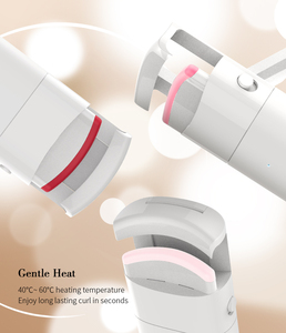 เครื่องดัดขนตาขนาดเล็กพกพาได้,สาย USB ทำจากซิลิโคนมุมกว้างให้ความอบอุ่นติดทนนาน - Product Image 3