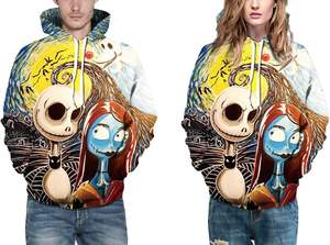 Fitspi vente en gros personnalisé hommes nouveauté sweat à capuche impression 3d pull unisexe sweat-shirt décontracté - Product Image 4