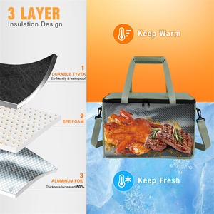 Smoker Meat Insulated Resting Bag for <b>BBQ</b> Meat <b>Large</b> Capacity <b>BBQ</b> Meat Blanket Bag Reusable Insulated Brisket Resting Blanket - Product Image 3