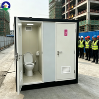 Toilettes portables de qualité supérieure pour l'extérieur, cabine de toilettes mobile autonome