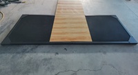 Plataforma de Levantamiento de Pesas Resistente, Equipo de Gimnasio Comercial para Levantamiento Olímpico, Antideslizante y Absorbente de Impactos