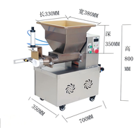 Machine commerciale automatique en acier inoxydable pour la division et la façonnage de pâtes, idéale pour les pains vapeur et les raviolis, moteur, capacité de 60 pièces/minute