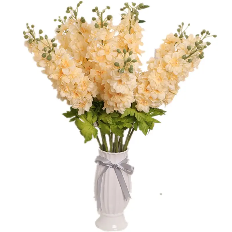 Kunstmatige Delphinium Ajacis Zijde Bruiloft Decoratieve Bloemen Voor Thuis Party Decor