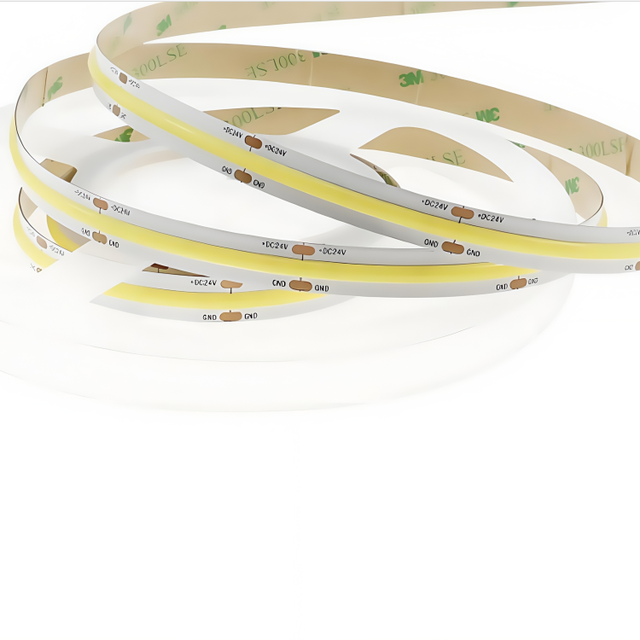 Ultra High Brightness COB LED Strip 5V/12V/24V Options 3MM/5MM/8MM/10MM Sizes 2700k-6500k High Color Rendering Index Ra90 USB