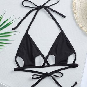 Traje de Baño Sexy de Dos Piezas con Push-Up y Tanga, Secado Rápido, Spandex/Poliéster, Bikini Triangular para Mujer - Product Image 2