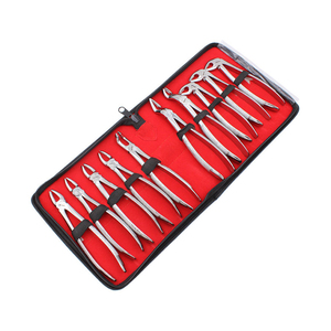 Grip Surgical Lower Premolars Extraction Forceps Manual Stainless Steel Dental <b>Instrument</b> with 5-Jaw Ergonomic Grip Dental Set - Product Image 1