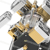 Compresseur d'air à piston sans huile NF 2,2 kW 3 kW 4 kW, étanche IP67, pour bus électrique EV
