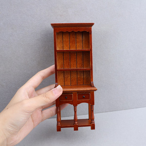 1:12 Nhà Búp Bê Bằng Gỗ Thu Nhỏ Đồ Nội Thất Mô Hình Micro Trang Trí Cảnh Quan Dọc Tủ Sách Tủ Bảo Quản Đồ Chơi Thu Nhỏ - Product Image 4