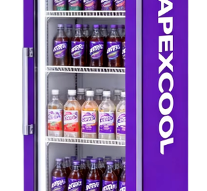 Vitrine réfrigérée mince à porte vitrée, armoire à bière verticale, mini-<span class=keywords><strong>bar</strong></span> commercial, réfrigérateur vitrine - Product Image 2