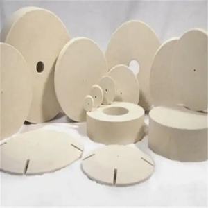 Disque de polissage en feutre de laine de 4 pouces (100 mm) de 5 mm d'épaisseur, haute efficacité, dureté moyenne, personnalisable OEM/ODM - Product Image 6