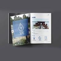 Conception de dépliant de brochure publicitaire d'impression de flyer A4 personnalisé de haute qualité avec panneau duplex de carton de papier offset
