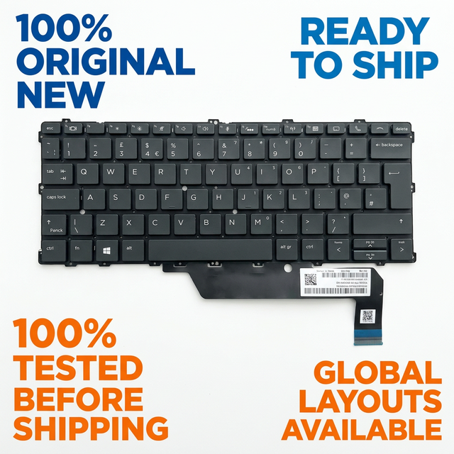 New US Layout Backlit Laptop Keyboard for HP EliteBook x360 1030 G2 Series Replacement Internal Keyboard Without Frame Silver