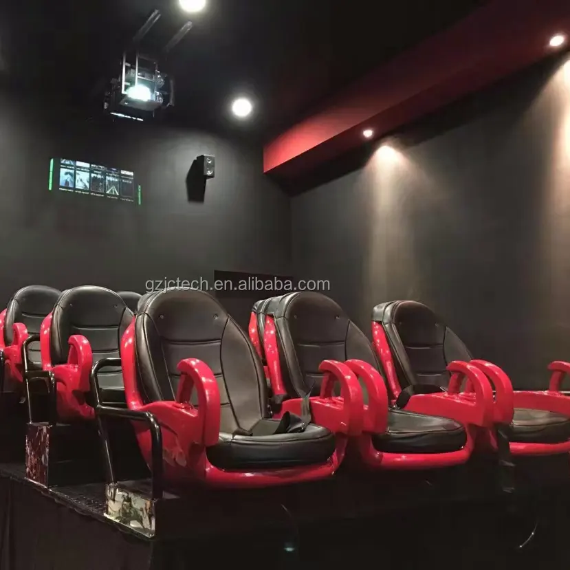 สถานที่ท่องเที่ยวเชิงโต้ตอบภาพยนตร์เคลื่อนไหวเต็มรูปแบบ3d 5d 7d โฮโลแกรมเทคโนโลยีโรงภาพยนตร์ระบบ