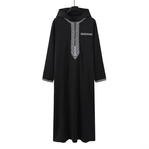 <span class=keywords><strong>Djellaba</strong></span> islamique à capuche pour homme, style marocain, pour l'Aïd et le Ramadan, faible MOQ - Product Image 3