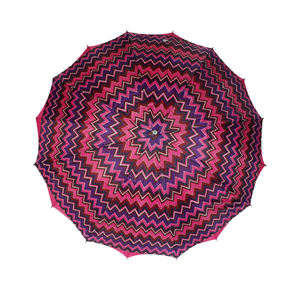 23นิ้ว16K Zig Zag ร่มสองชั้นแบบตรง,ร่มกันแดดกันรังสียูวีออโต้มาร์ติกได้รับความนิยมในอเมริกาใต้ - Product Image 2
