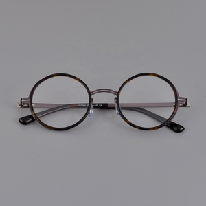 Retro toa cận thị Kính mắt khung với ống kính rõ ràng thiết kế thương hiệu phụ nữ cổ điển người đàn ông Acetate Vòng kính khung - Product Image 5