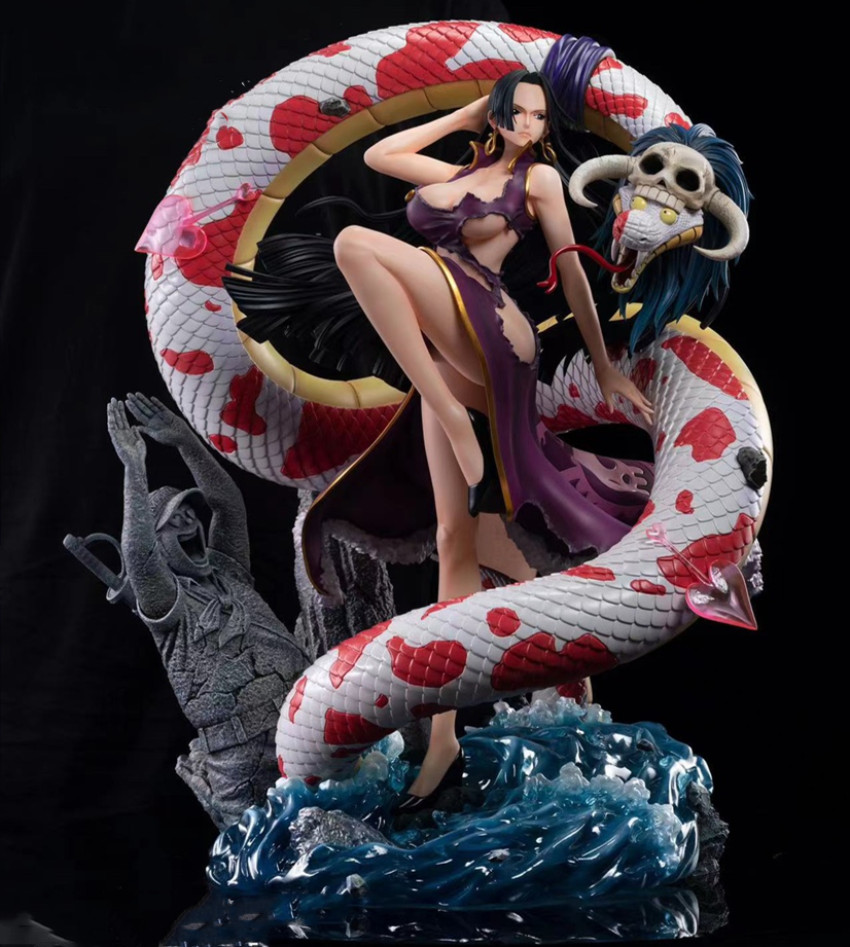 Japan Anime OP GK Gravity Boa Hancock 1:4 Aksiyon Figürü 53cm